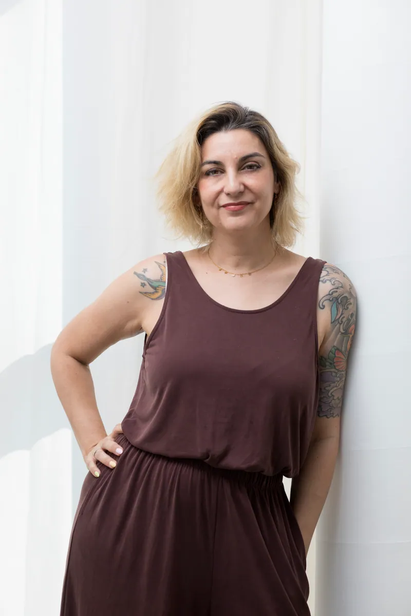 Irene Delgado en el centro Metáfora